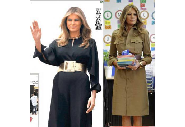 Tampilan Melania Trump Dipuji Media Arab Saudi